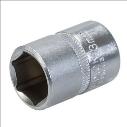 King Dick King Dick Socket 1/4" SD 6pt Metric 13mm