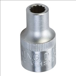 King Dick King Dick Socket 1/2" SD 12pt Metric 8mm