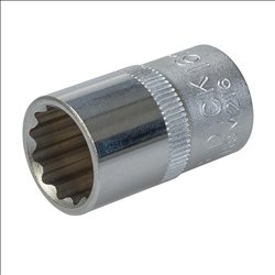 King Dick King Dick Socket 1/2" SD 12pt Metric 16mm