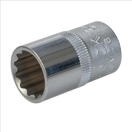 King Dick King Dick Socket 1/2" SD 12pt Metric 16mm