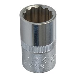 King Dick King Dick Socket 1/2" SD 12pt Metric 16mm