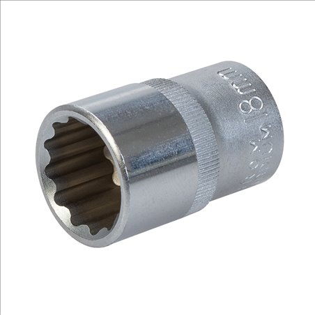 King Dick King Dick Socket 1/2" SD 12pt Metric 18mm