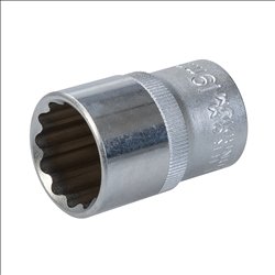 King Dick King Dick Socket 1/2" SD 12pt Metric 19mm