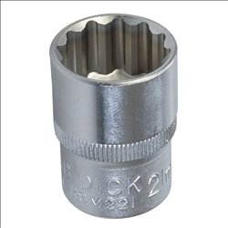 King Dick King Dick Socket 1/2" SD 12pt Metric 21mm