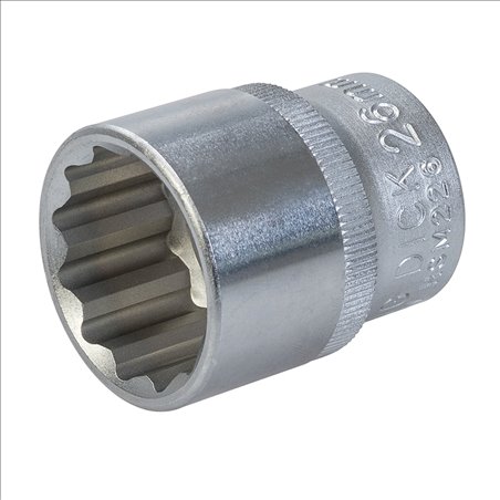 King Dick King Dick Socket 1/2" SD 12pt Metric 26mm