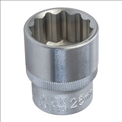 King Dick King Dick Socket 1/2" SD 12pt Metric 26mm