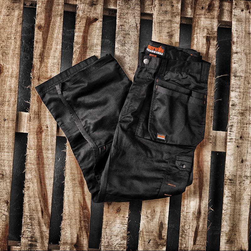 Scruffs Worker Plus Trouser Black 30S