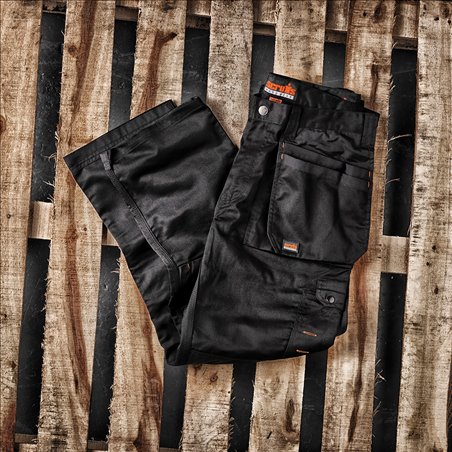 Scruffs Worker Plus Trouser Black 38L