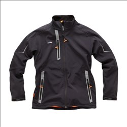 Scruffs Pro Softshell Jacket Black XXL