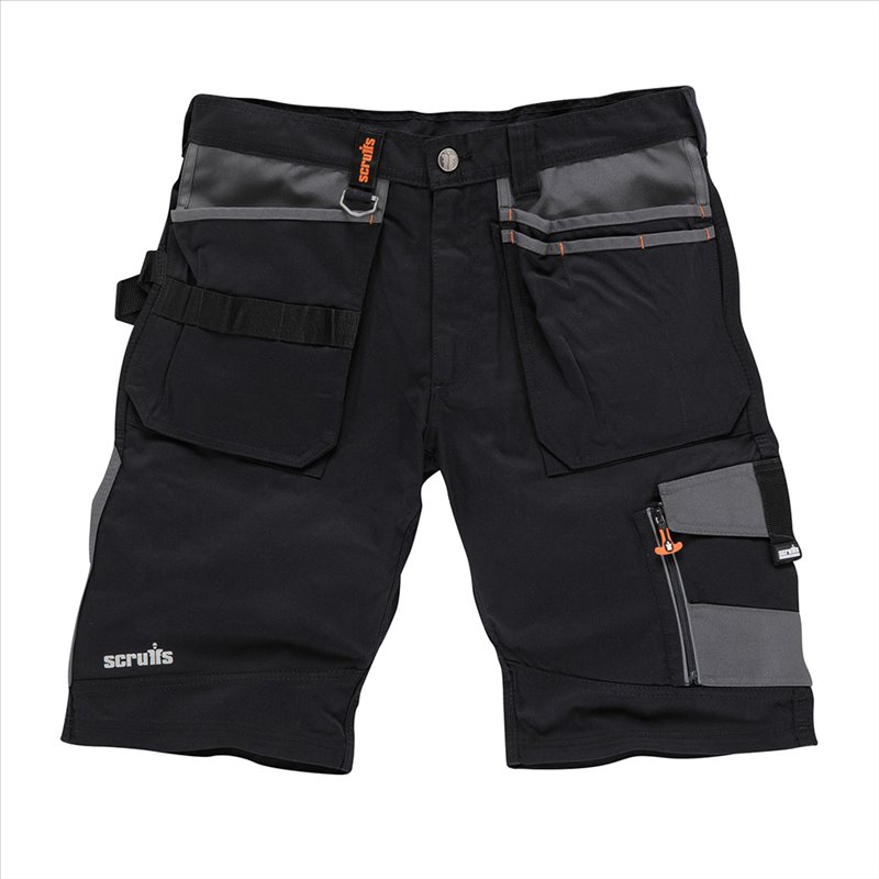 Scruffs Trade Short Black 32" W