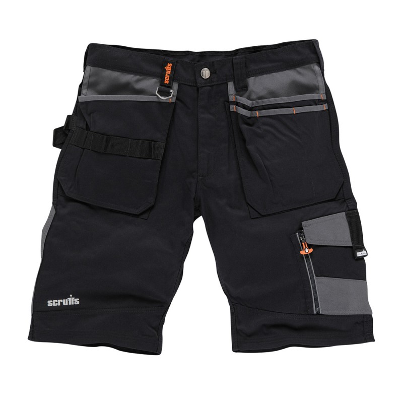 Scruffs Trade Short Black 40" W