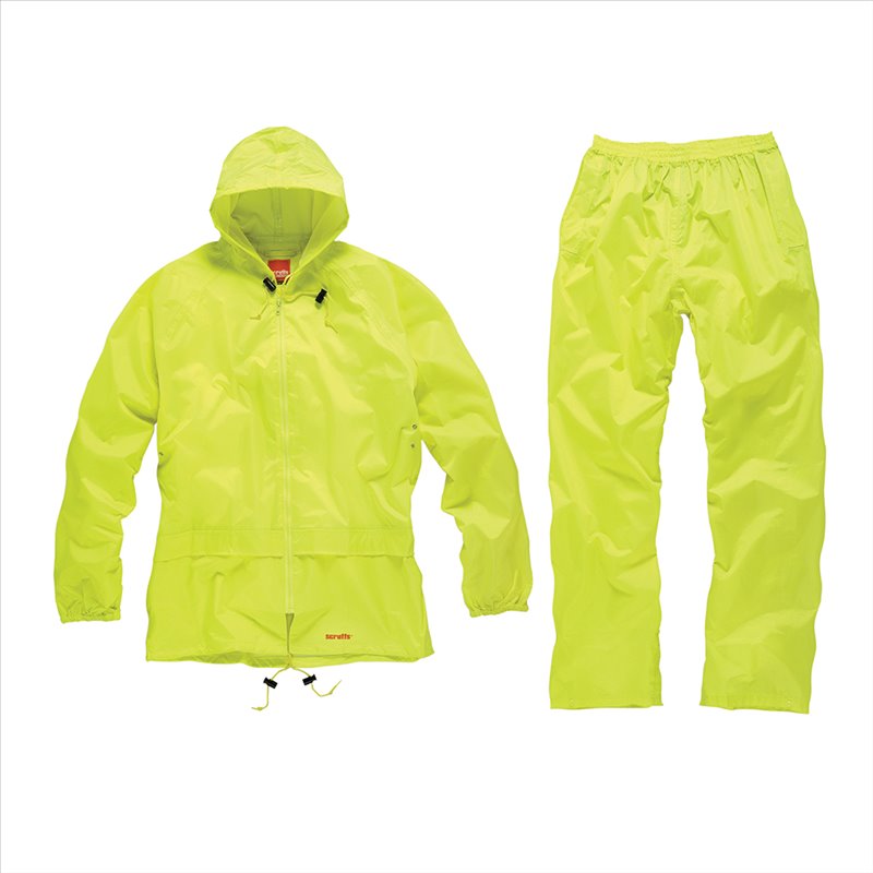 Scruffs 2-Piece Waterproof Suit Yellow XL