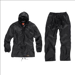 Scruffs 2-Piece Waterproof Suit Black L