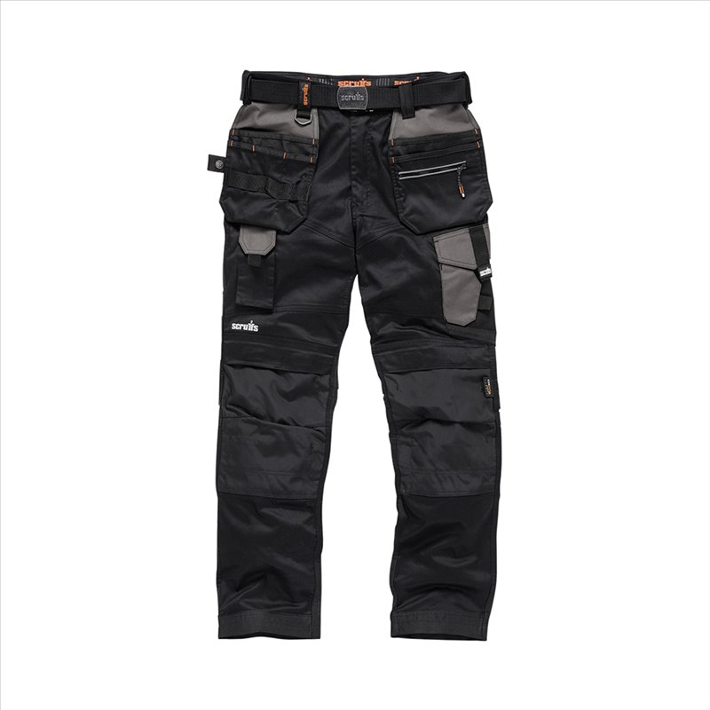 Scruffs Pro Flex Holster Trousers Black 36S