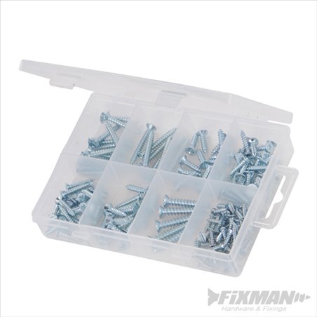 Fixman Self-Tapping Screws Pack 160pce