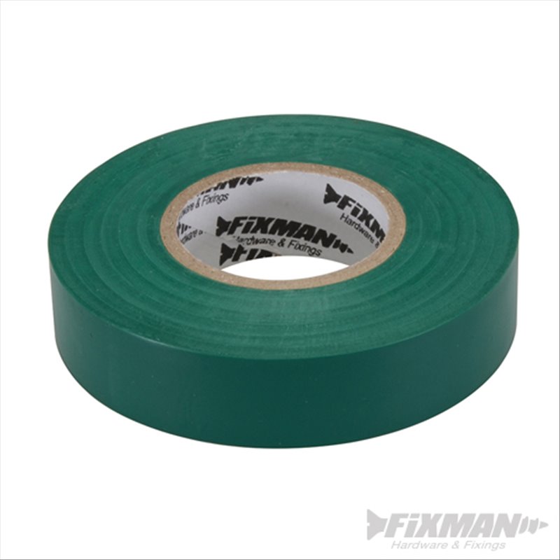 Fixman Insulation Tape 19mm x 33m Green