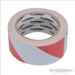 Fixman Hazard Tape 50mm x 33m Red/White