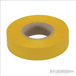 Fixman Insulation Tape 19mm x 33m Yellow