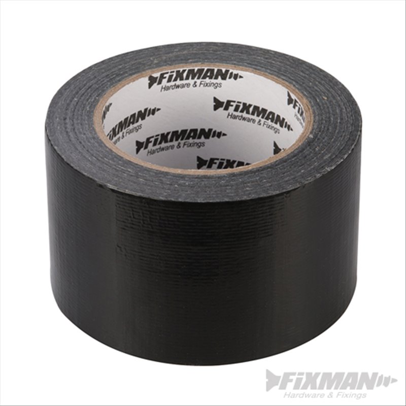 Fixman Heavy Duty Duct Tape 72mm x 50m Black