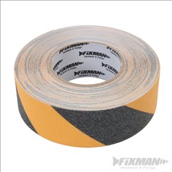 Fixman Anti-Slip Tape 50mm x 18m Black/Yellow