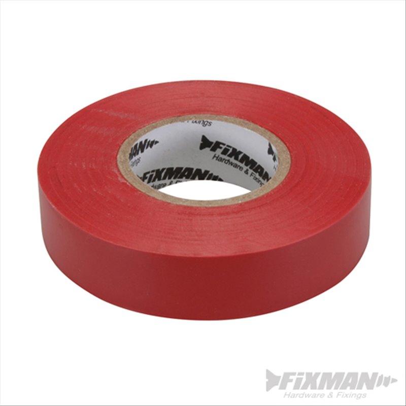 Fixman Insulation Tape 19mm x 33m Red