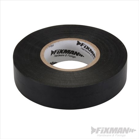 Fixman Insulation Tape 19mm x 33m Black