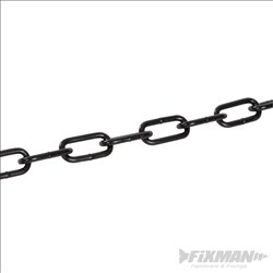 Fixman Japanned Chain Black 4mm x 2.5m