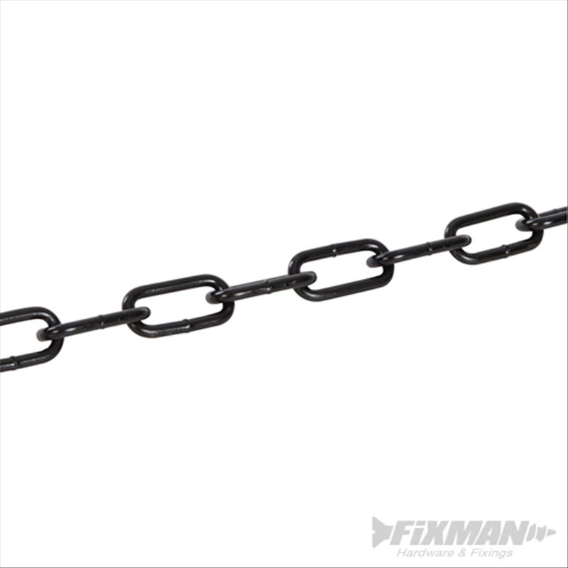 Fixman Japanned Chain Black 4mm x 2.5m
