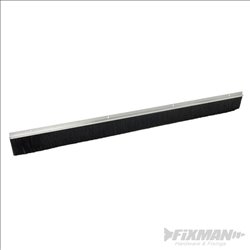 Fixman Garage Door Brush Strip 50mm Bristles Aluminium 2 x 1067mm Aluminium