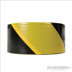 Fixman Barrier Tape 70mm x 500m Yellow/Black