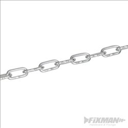 Fixman Electro Galvanised Chain 2mm x 2.5m