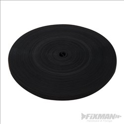 Fixman Self-Wrap Hook & Loop Tape Black 13mm x 25m