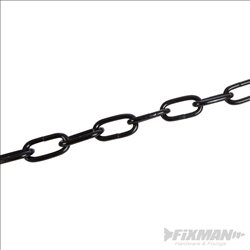 Fixman Japanned Chain Black 5mm x 2.5m