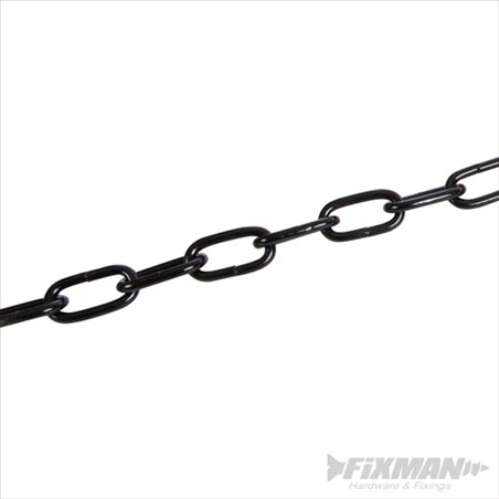 Fixman Japanned Chain Black 5mm x 2.5m