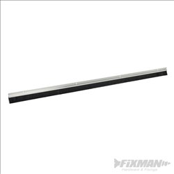 Fixman Garage Door Brush Strip 25mm Bristles 2 x 1067mm Aluminium