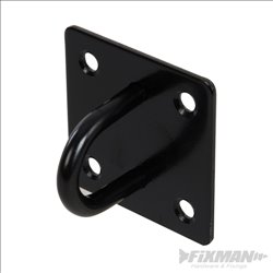 Fixman Chain Plate Black Staple 50mm x 50mm