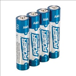 Powermaster AAA Super Alkaline Battery LR03 4pk 4pk