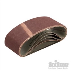 Triton Sanding Belt 64 x 406mm 5pk 120 Grit