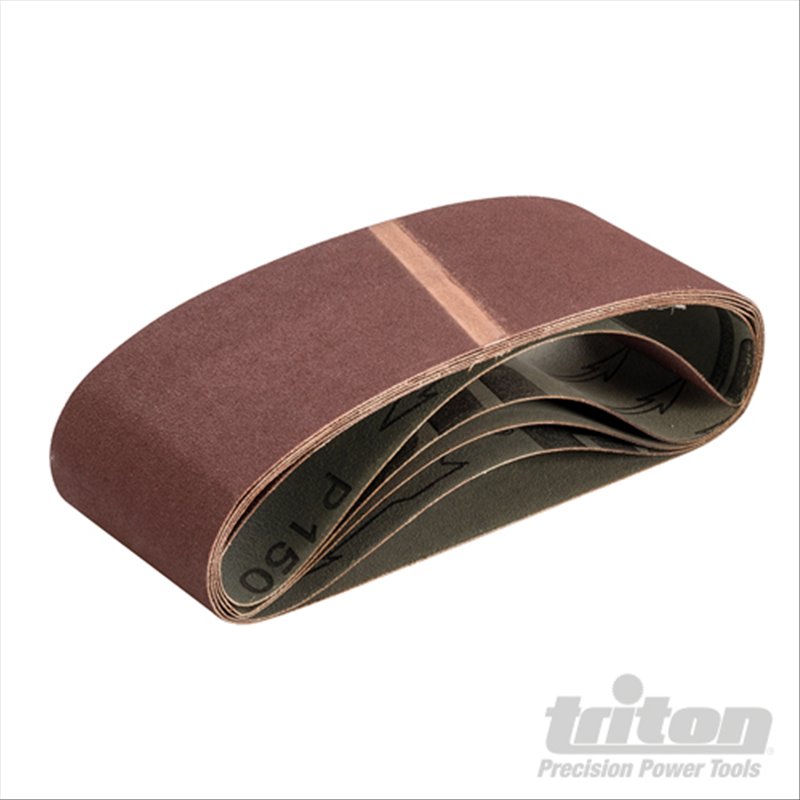 Triton Sanding Belt 75 x 480mm 5pk 150 Grit