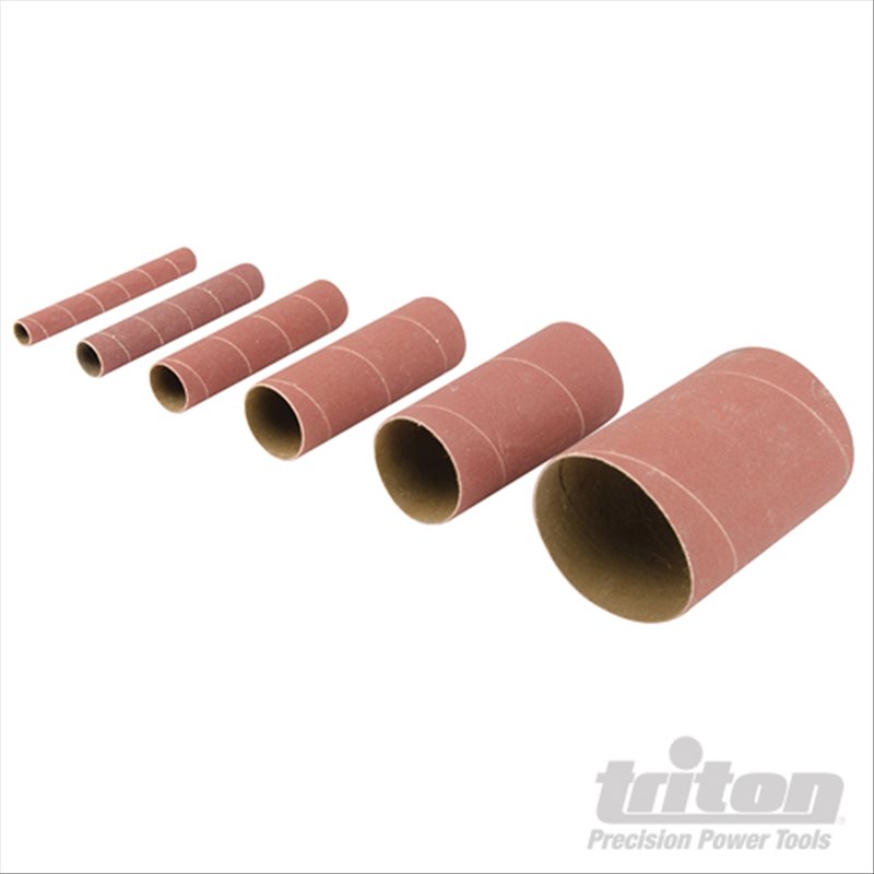 Triton Aluminium Oxide Sanding Sleeves 6pce TSS150G Sanding Sleeves 6pce 150G