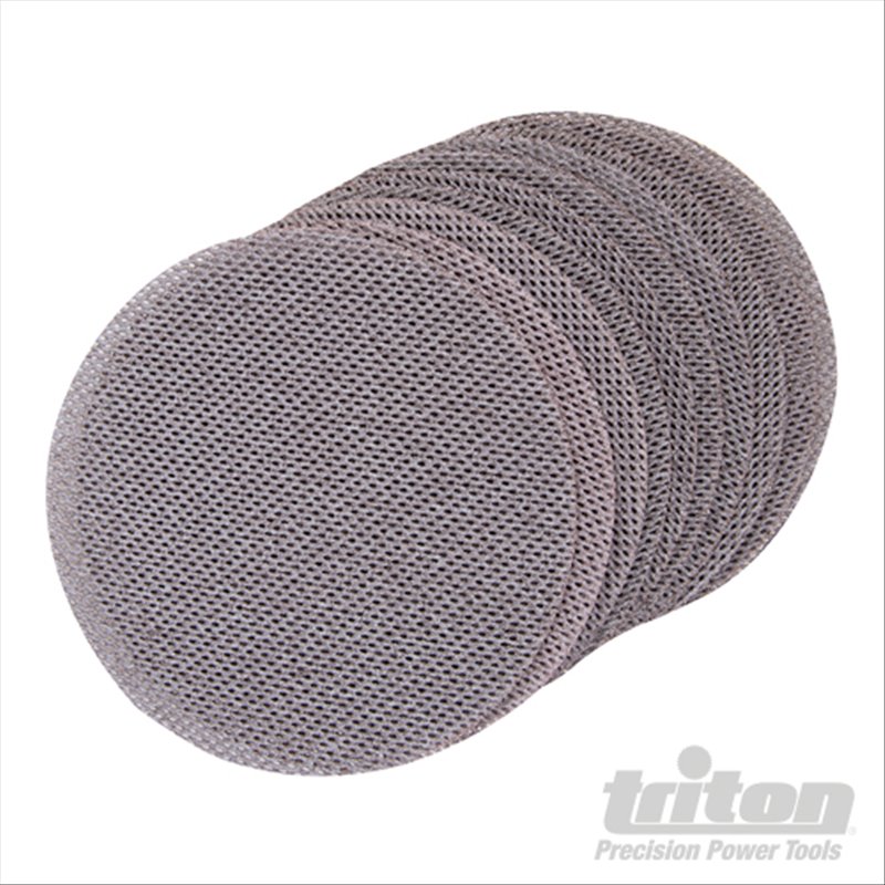 Triton Hook & Loop Mesh Sanding Disc 150mm 10pk 240 Grit