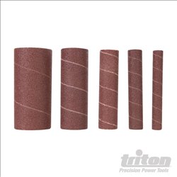 Triton Aluminium Oxide Sanding Sleeves 5pce TSPSS80G5PK Sanding Sleeves 5pce 80G