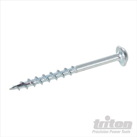 Triton Zinc Pocket-Hole Screws Washer Head Coarse P/HC 8 x 2" 250pk