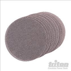 Triton Hook & Loop Mesh Sanding Disc 125mm 10pk 240 Grit