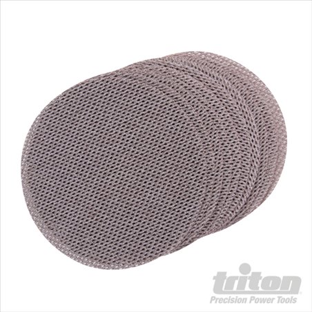Triton Hook & Loop Mesh Sanding Disc 125mm 10pk 240 Grit