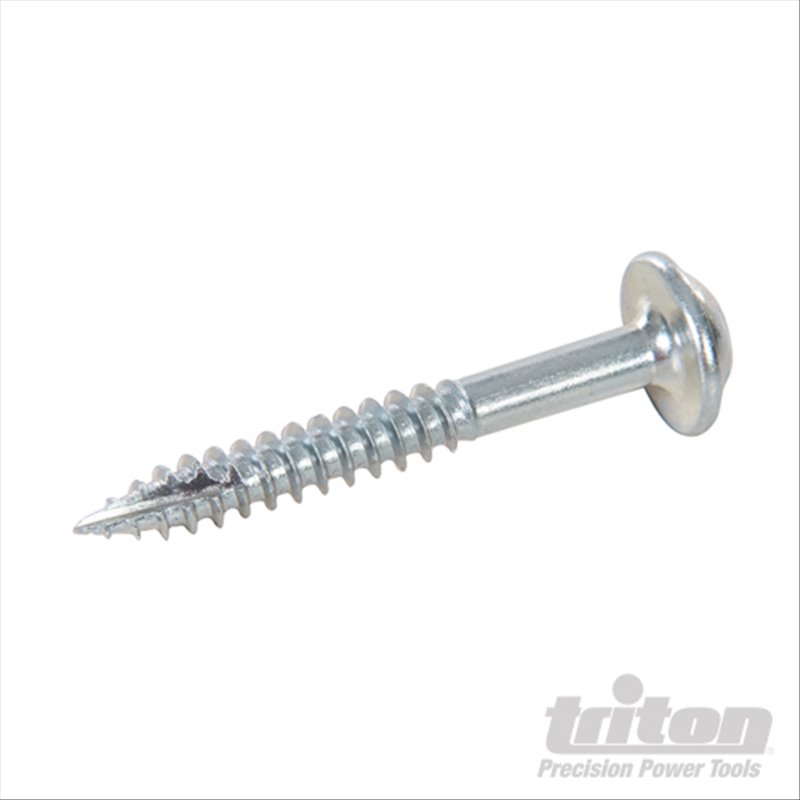 Triton Zinc Pocket-Hole Screws Washer Head Fine P/HF 7 x 1-1/4" 500pk