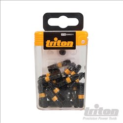 Triton Pozi Screwdriver Impact Bit 25pk PZ3 25mm