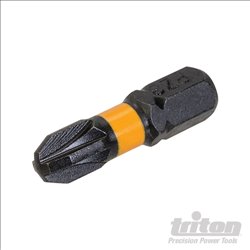 Triton Pozi Screwdriver Impact Bit 25pk PZ3 25mm