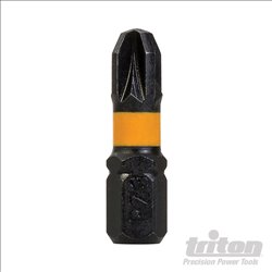 Triton Pozi Screwdriver Impact Bit 25pk PZ3 25mm