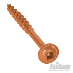 Triton Coated Pocket-Hole Screws Washer Head Coarse P/HC 8 x 1-1/2" 100pk